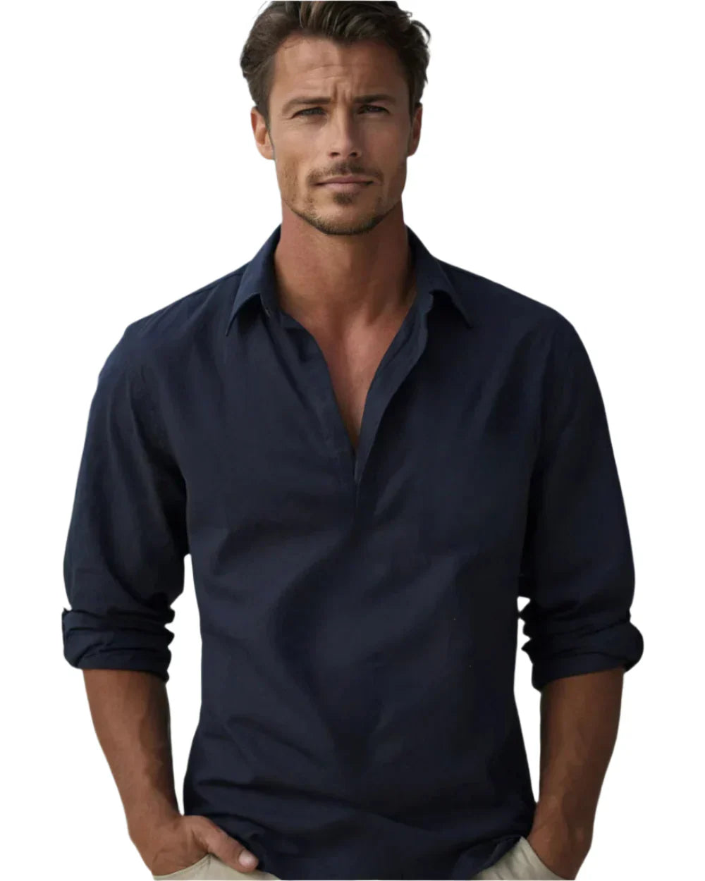 Travis | Classic Longsleeves for Men for Effortless Modern Style