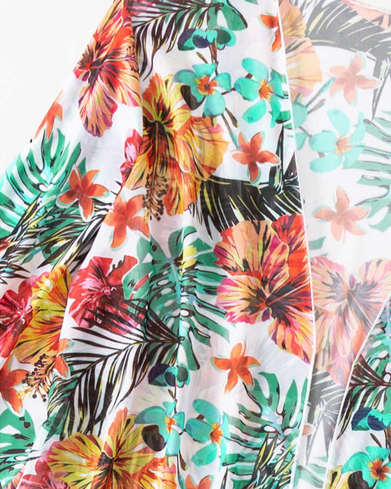 Keilani | Tropical Print Bikini and Cover-Up Edition