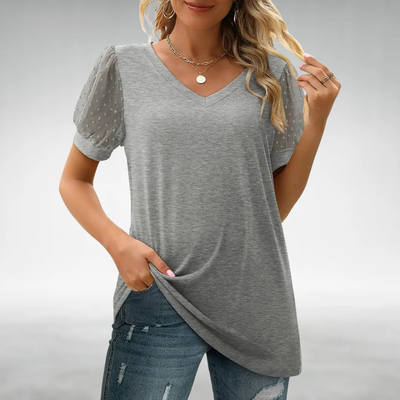 Artiselle | Celeste™ - Elegant V-Neck Top