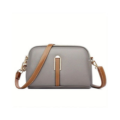 Mila Litchi Embossed Crossbody Bag