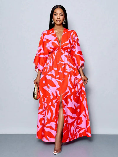 Camila | Elegant Floral Maxi Dress