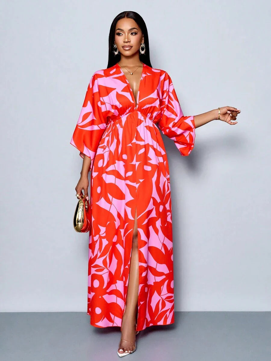 Camila | Elegant Floral Maxi Dress