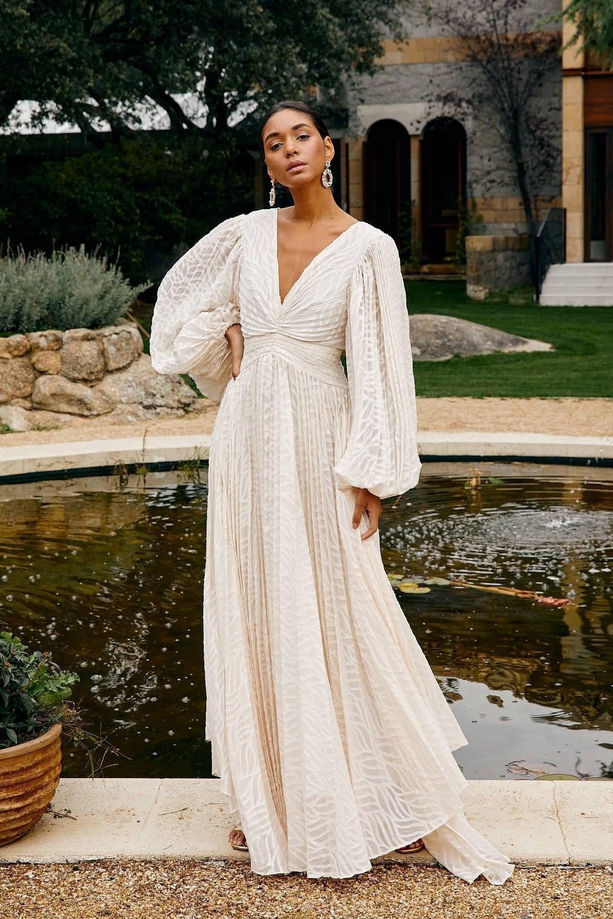 Allegory | Elsa Cream Maxi Dress