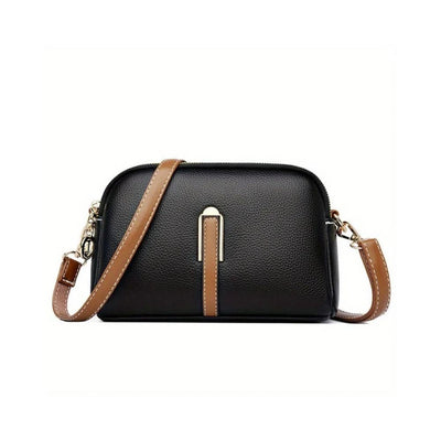 Mila Litchi Embossed Crossbody Bag