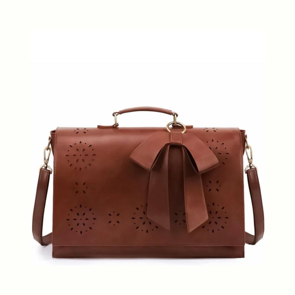 Grace’s Elegant Bow-Tie Satchel