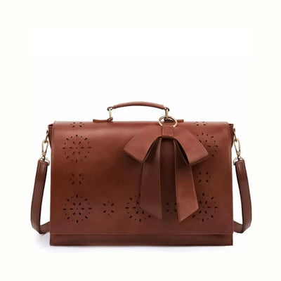 Grace’s Elegant Bow-Tie Satchel