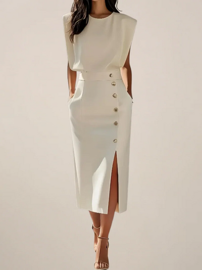 Dolly - Midi Dress with Side Slit