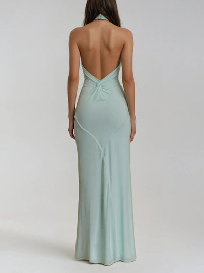 Elyna | Halter Maxi Dress