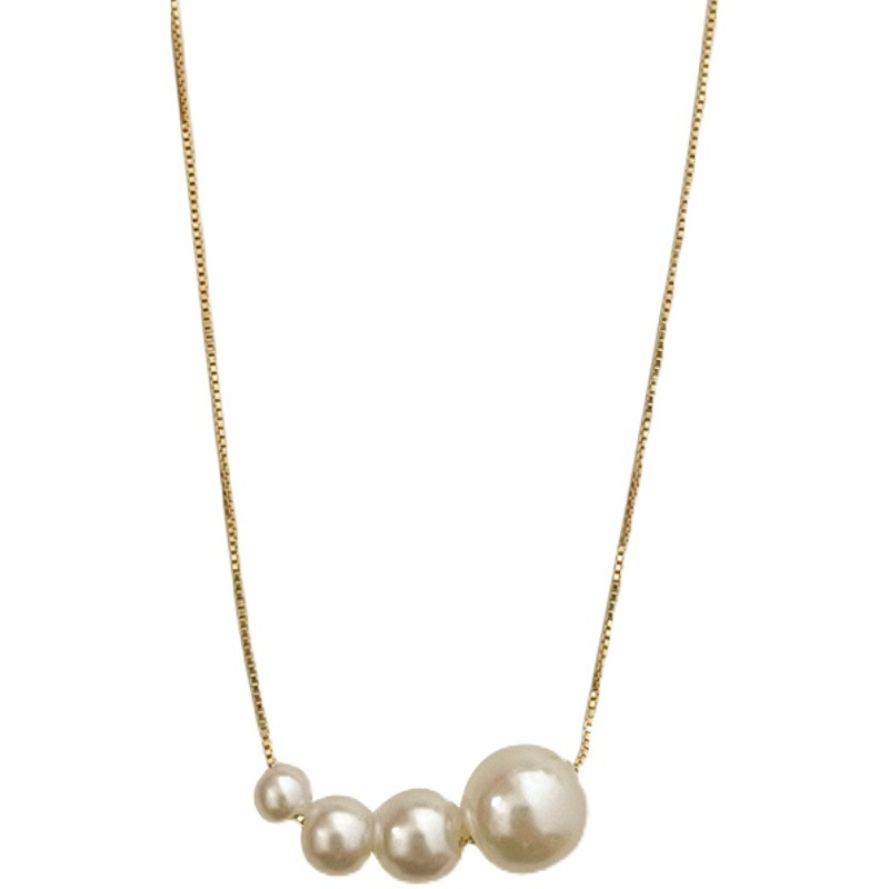 Annalise - Gold Freshwater Pearl Necklace