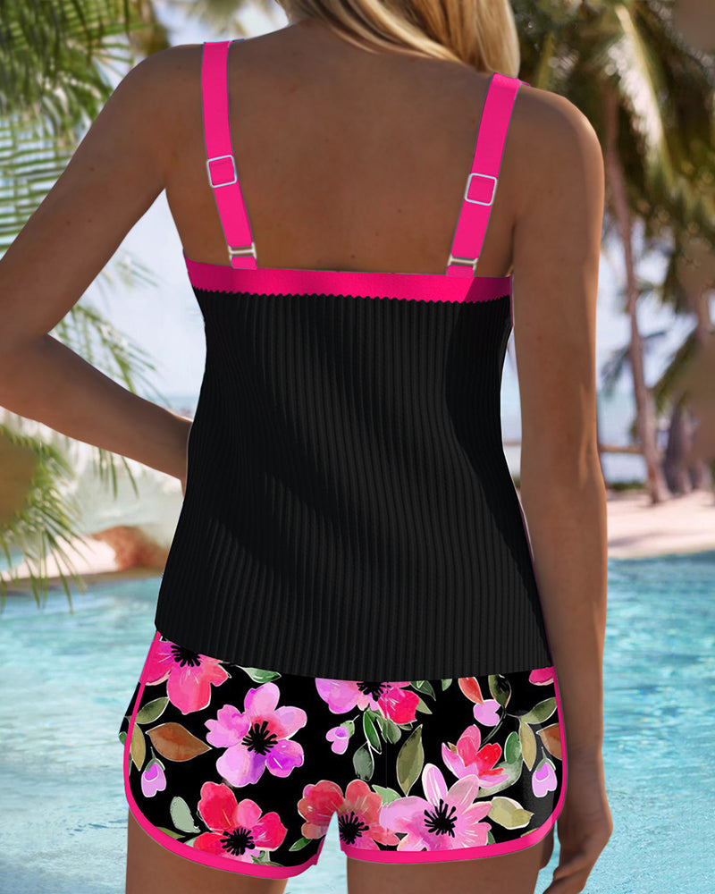 Isabelle | Comfortable Tankini with Floral Print