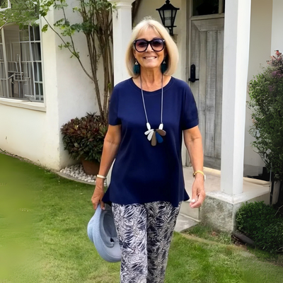 Allegra | Cotton-Blend Two-Piece Set – Effortless Polish, All-Day Comfort