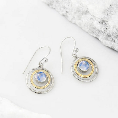 Cecily - Boho Saturn Earrings