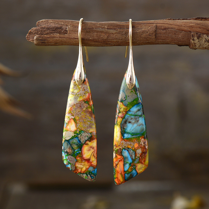 Liora - Vintage Nature Stone Earrings