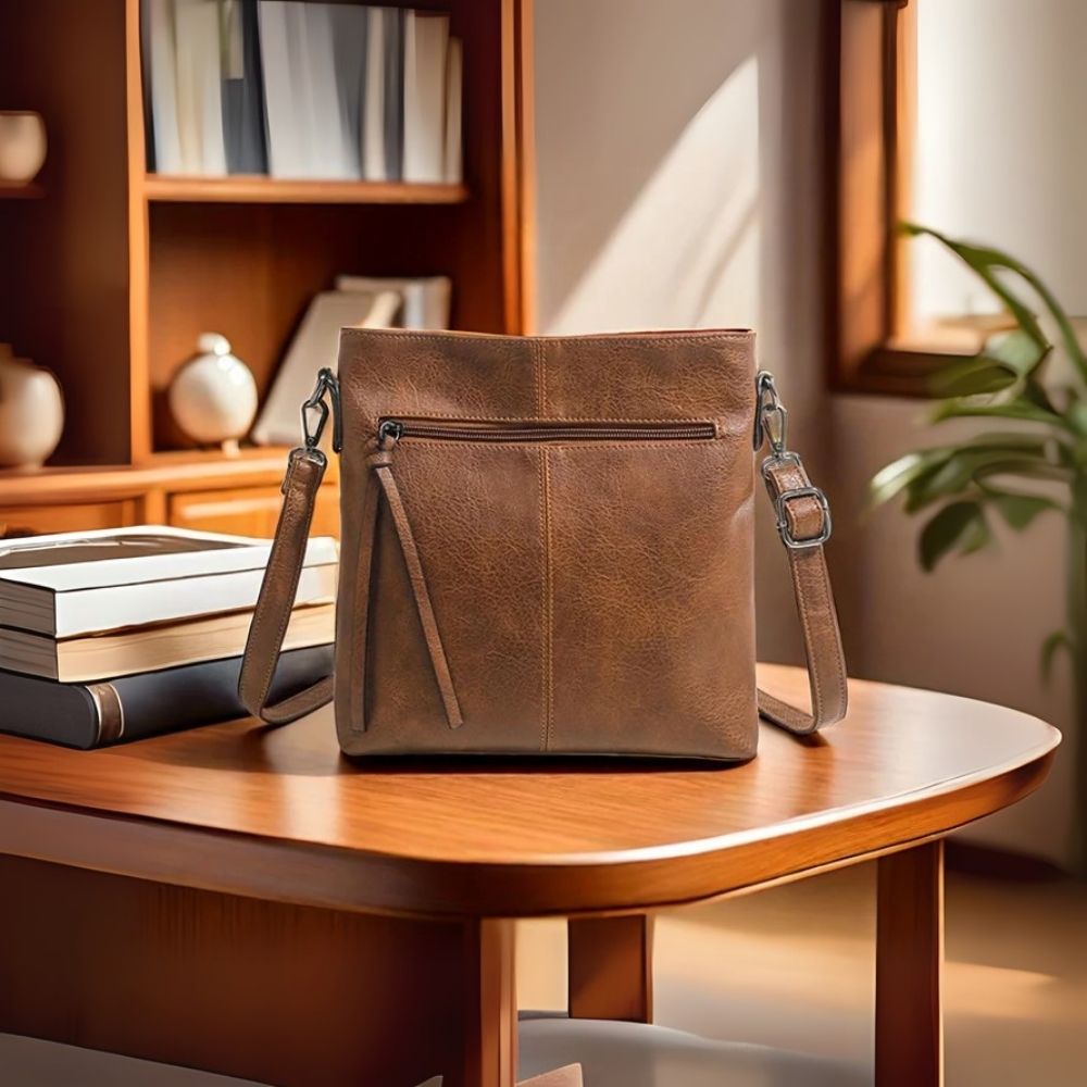 Lena Retro Square Crossbody Bag