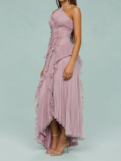 Delina – Ocean Whirlpool Maxi Dress