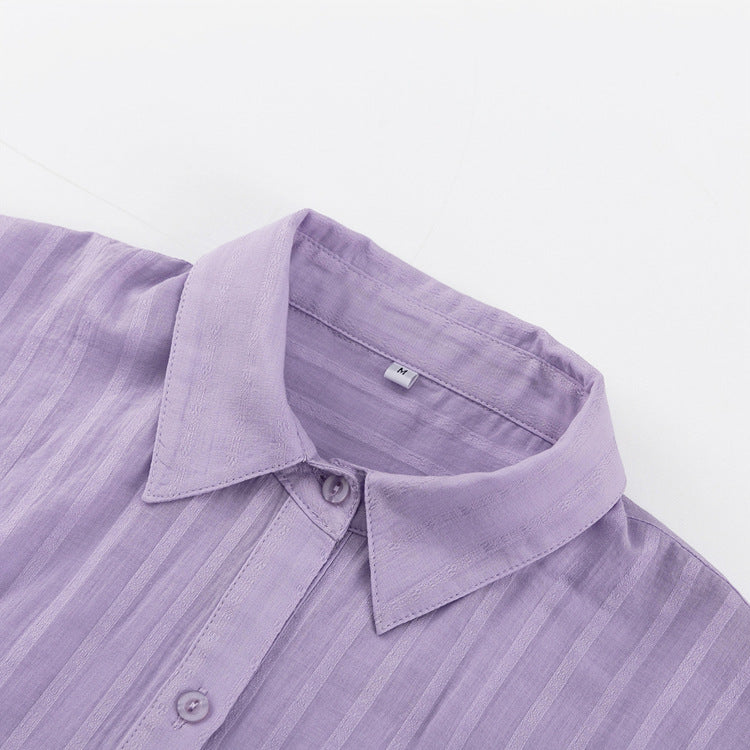 Yselia™ | Breezy Button-Up and Shorts Set