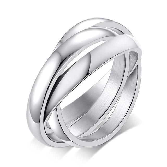 Everlynn – Three-Toned Loop Ring