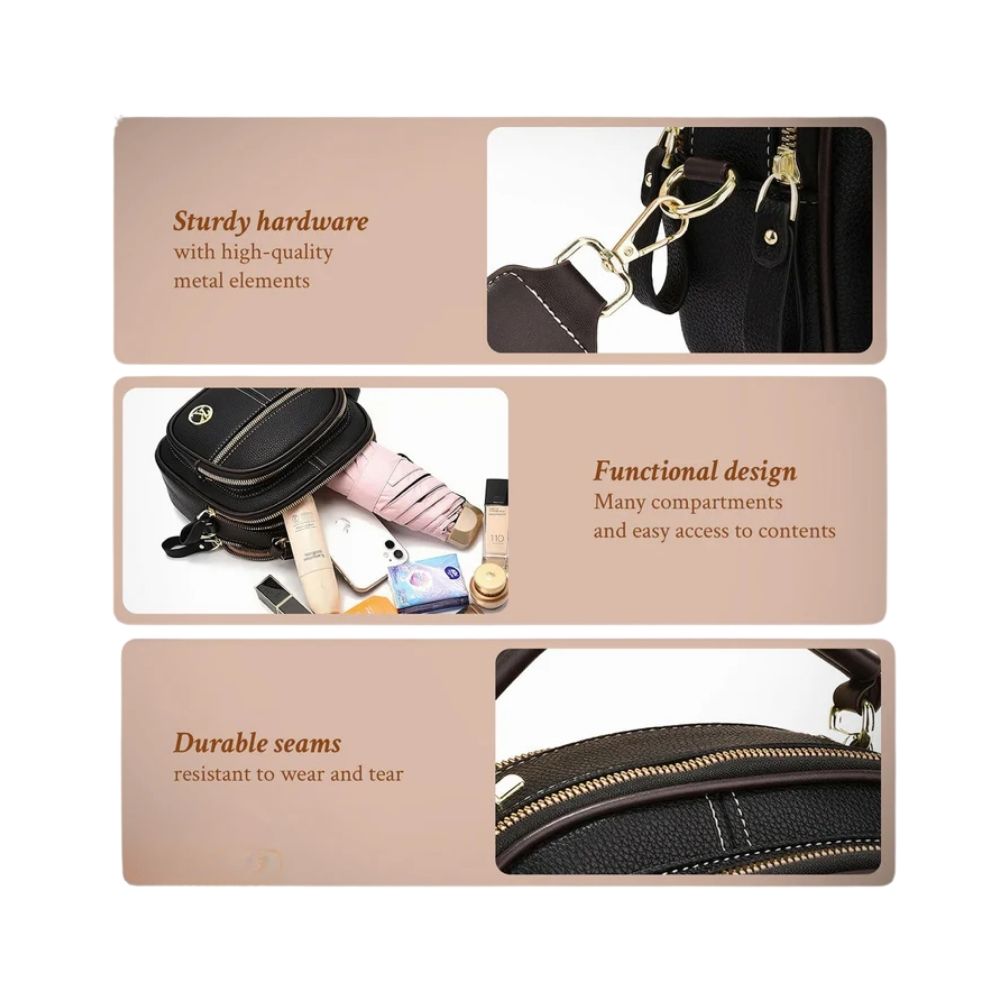 Molly’s Timeless Sophistication | Stylish Bag with Shoulder Strap |