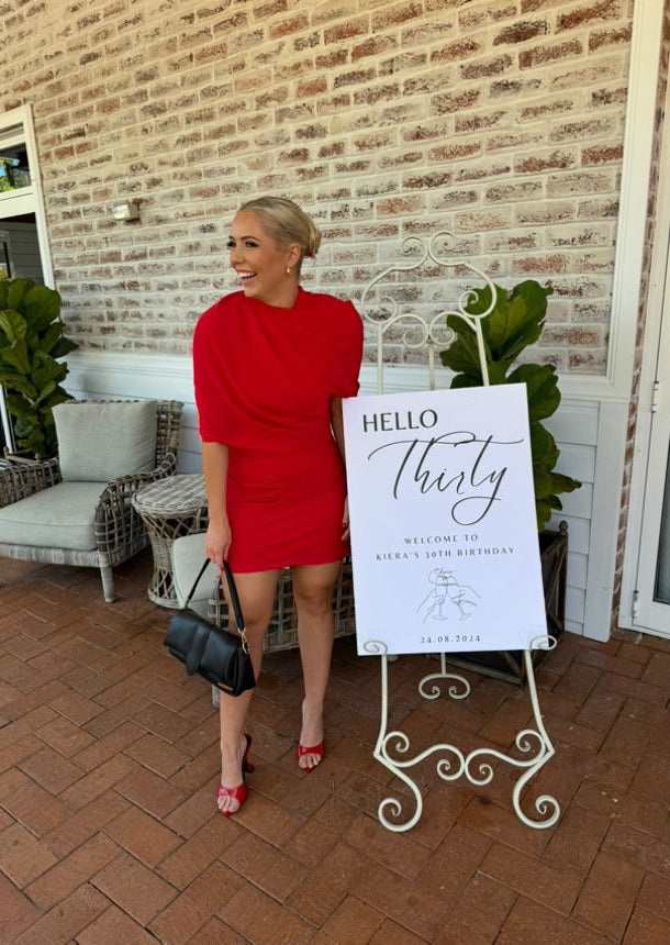 Kiri - Asymmetrical Pleated Mini Dress