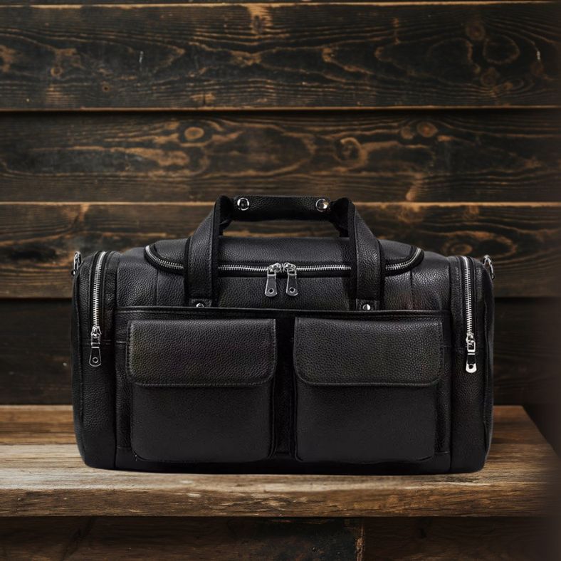 Carl - Black Travel Tote