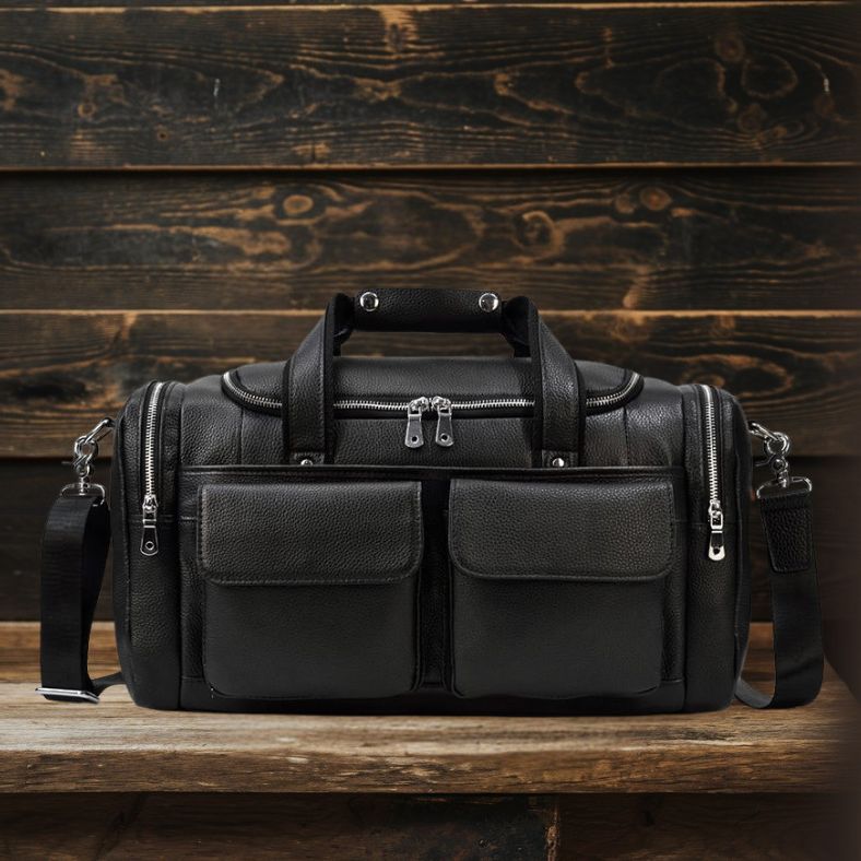 Carl - Black Travel Tote