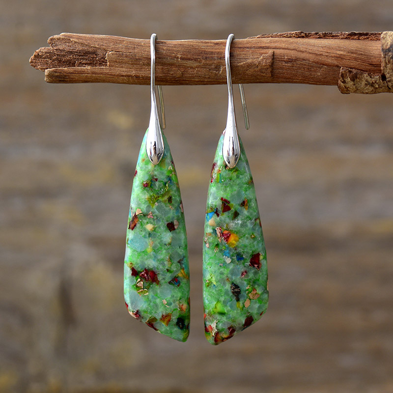 Liora - Vintage Nature Stone Earrings