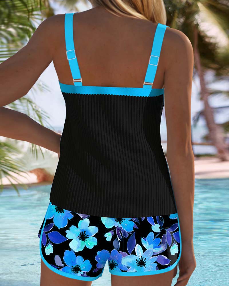 Isabelle | Comfortable Tankini with Floral Print