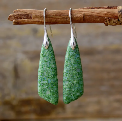 Liora - Vintage Nature Stone Earrings
