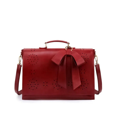 Grace’s Elegant Bow-Tie Satchel