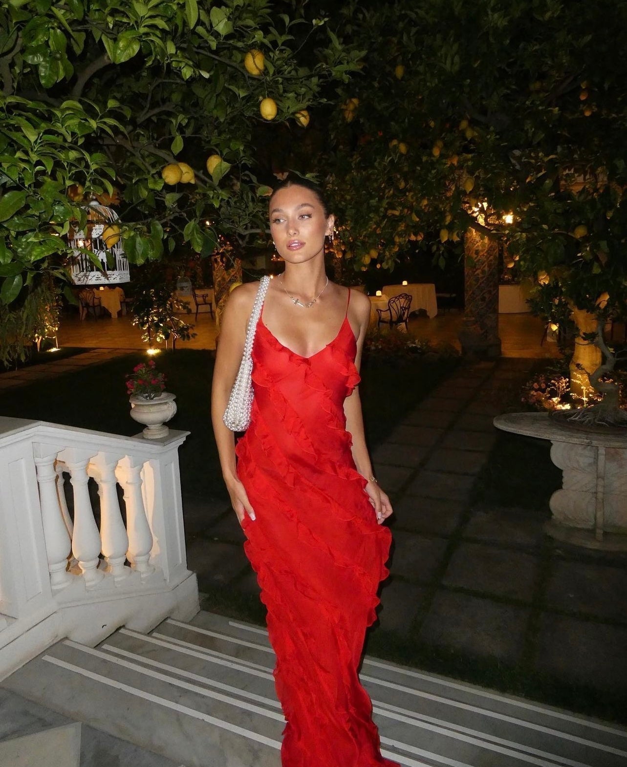 Aliza | Ruffled Maxi Dress