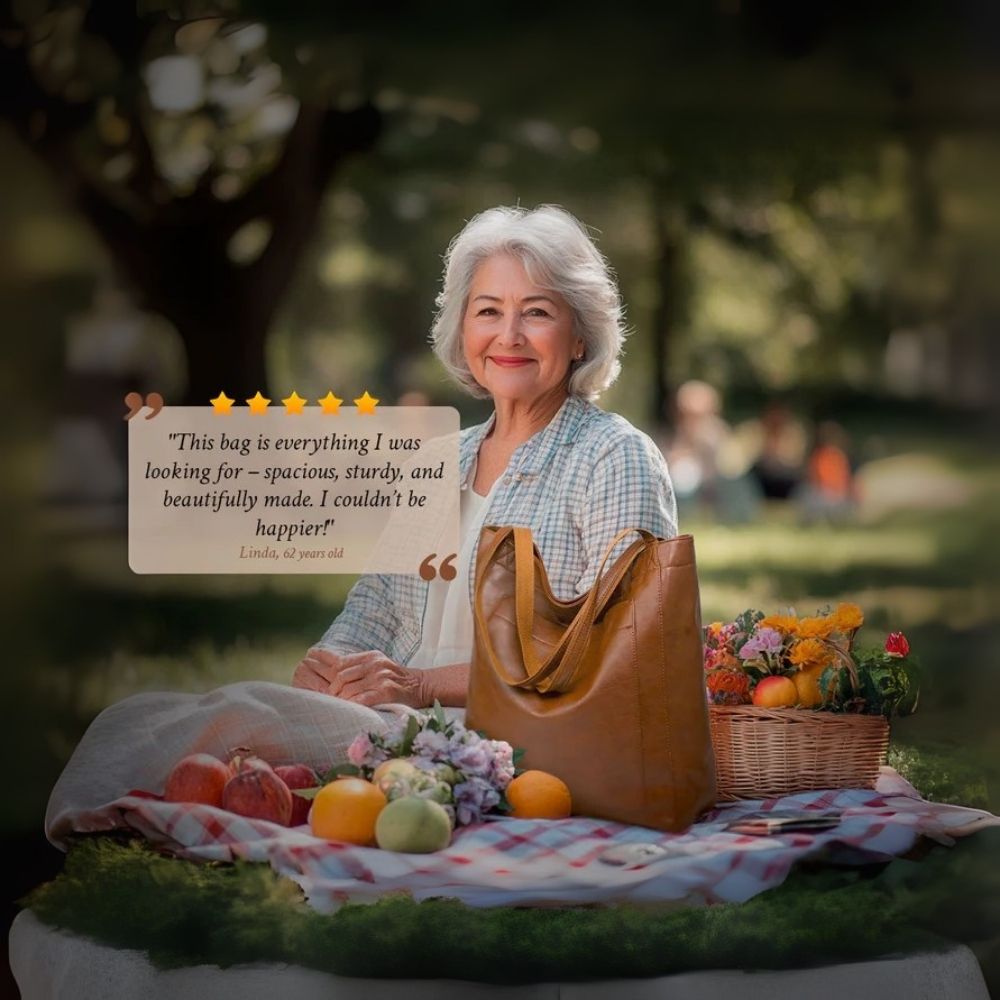 Lorena’s Modern Chic | Stylish Leather Bag