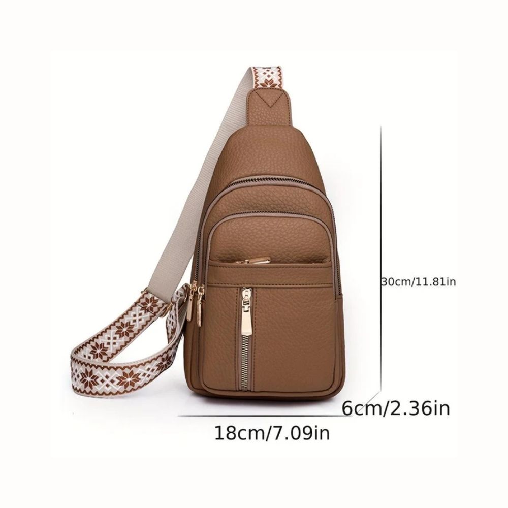 Hazel Vintage Chest Crossbody Bag