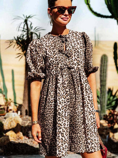 Indy - Leopard Dress