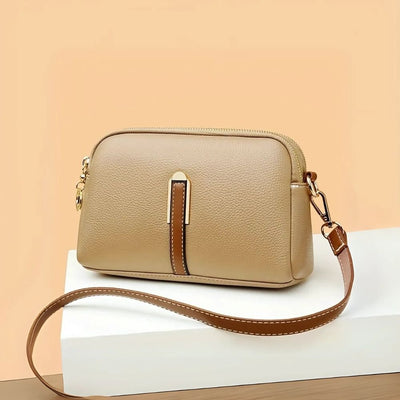 Mila Litchi Embossed Crossbody Bag