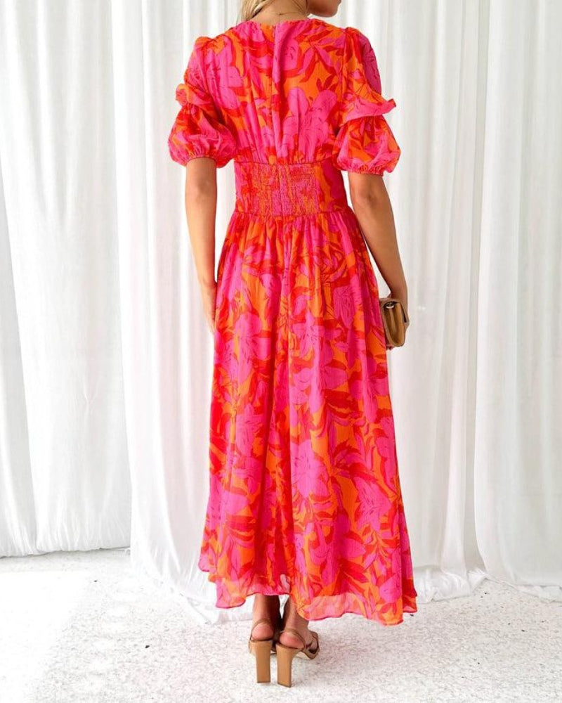 DERANA | MAXI DRESS RED ROSE