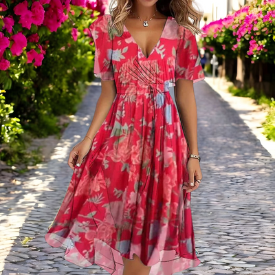 Aveline | Elegant Floral Dress