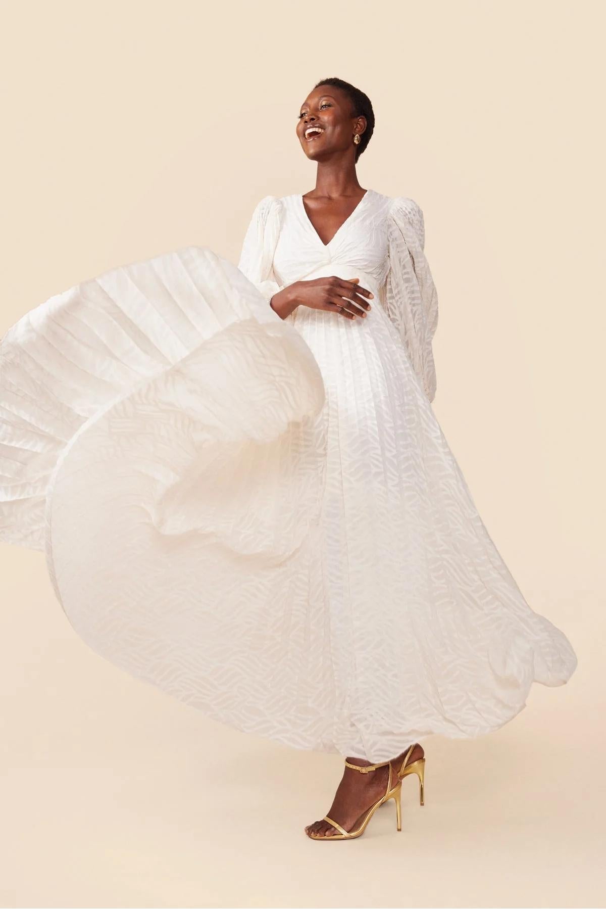 Allegory | Elsa Cream Maxi Dress