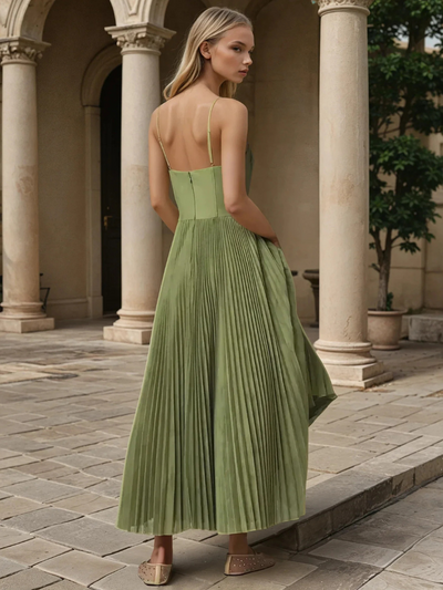 Claire | Stylish Green Dress