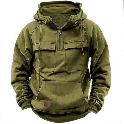 Stephen - Zip-Up Hooded Sweatshirt