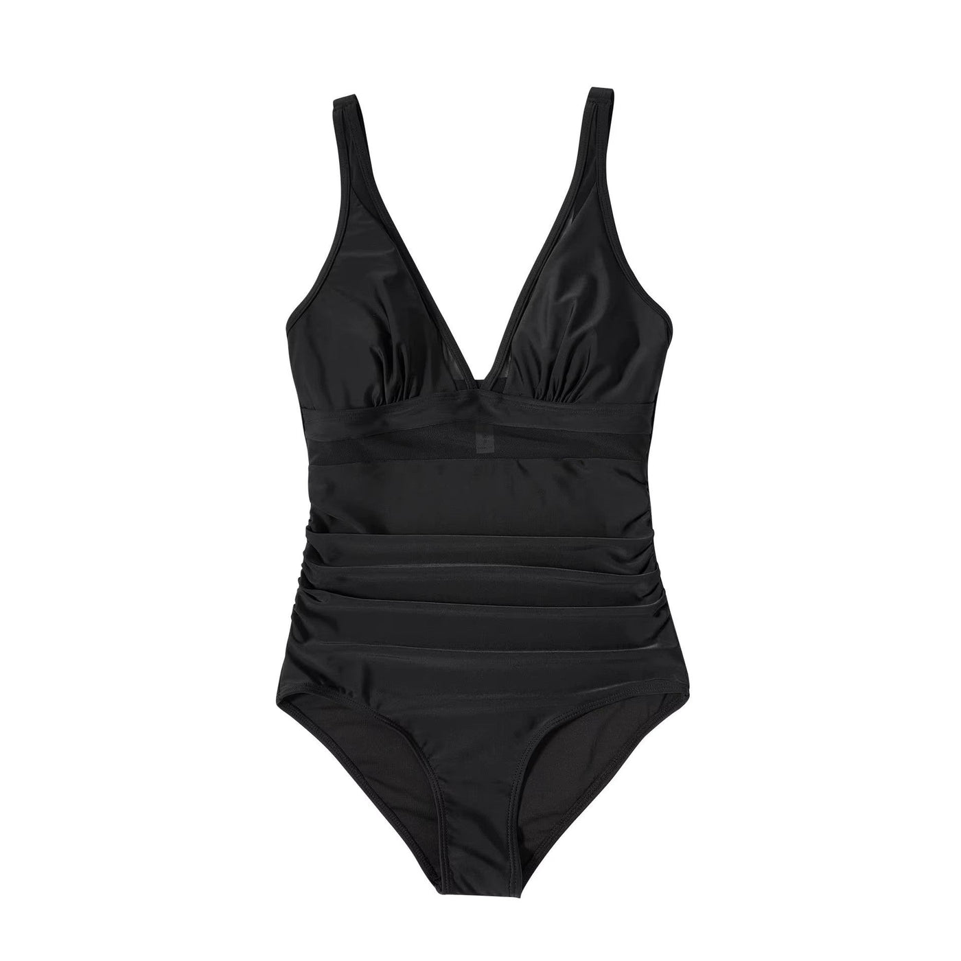 Jennie | Mesh-Detail Shaping Swimsuit