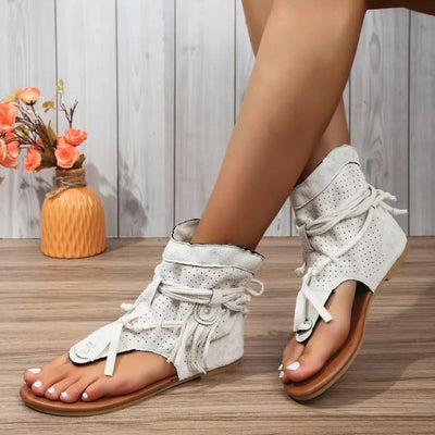 Zahara | Fringe Accent Sandals