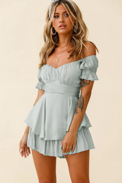 White Ruffle Dream Dress