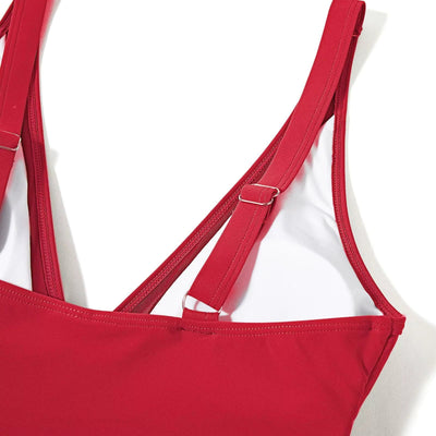 Jennie | Mesh-Detail Shaping Swimsuit