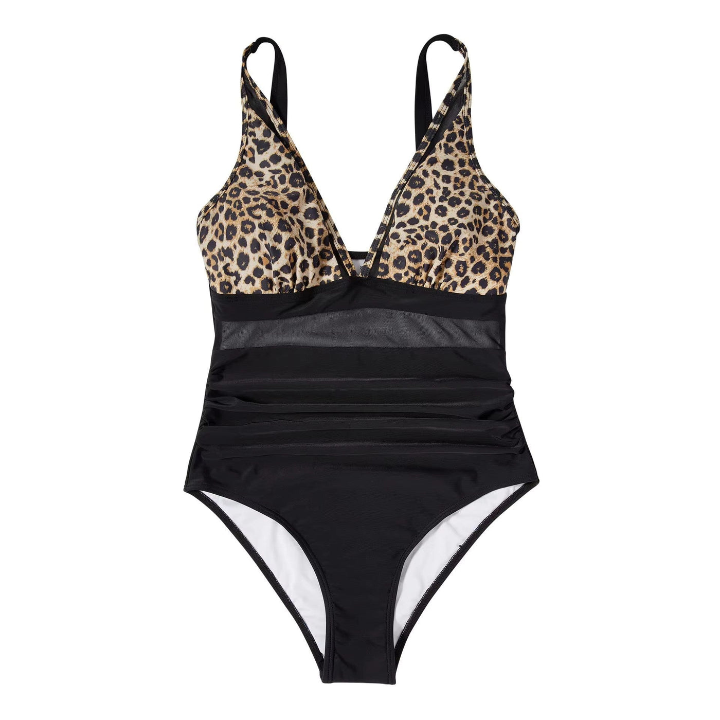 Jennie | Mesh-Detail Shaping Swimsuit