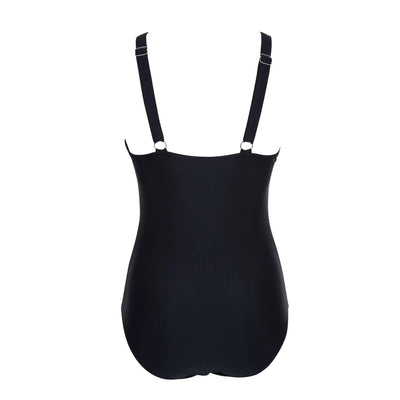 Jennie | Mesh-Detail Shaping Swimsuit
