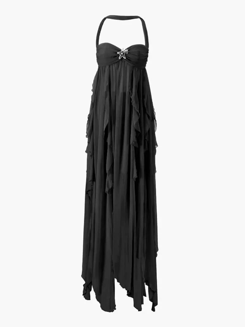 Dorine | Ruffle Maxi Dress