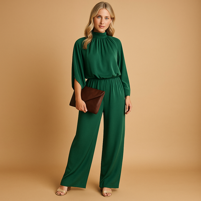Veerle | Sophisticated Long-Sleeve Jumpsuit for Women