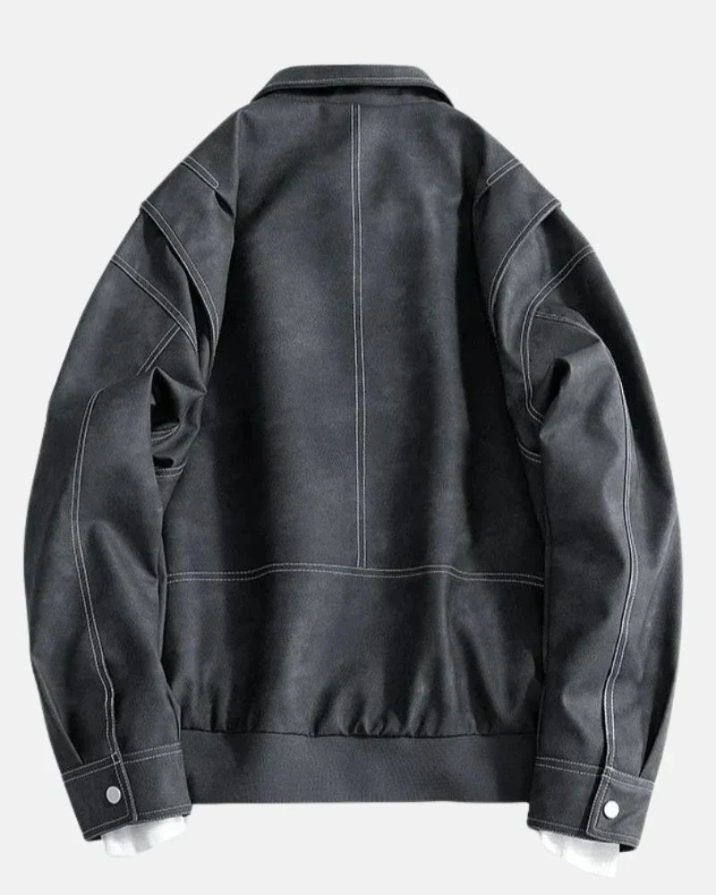 Duncan - Retro PU Jacket