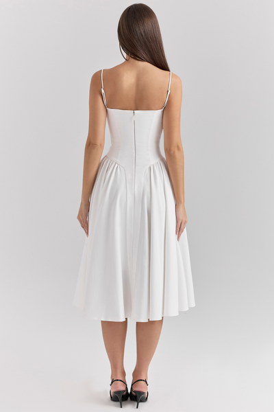 Celine | Corset Midi Dress