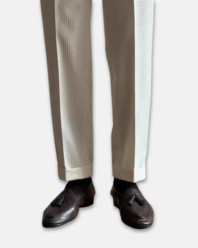 Astin - Waffle High Waist Trousers